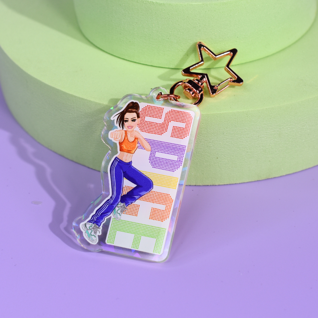 Spice Girls Holographic Key Ring