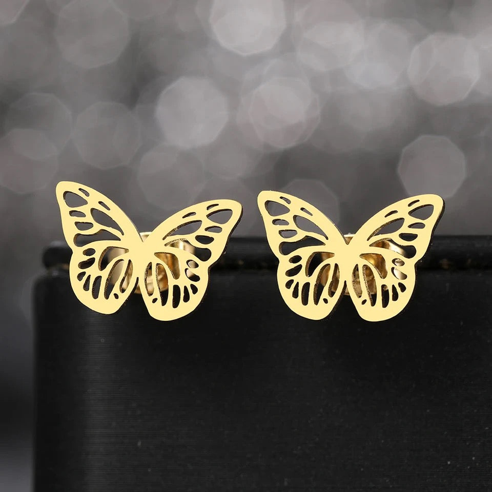 Butterfly Stud Earrings