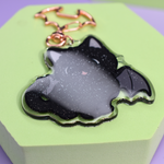 Kawaii Familiars Glitter Key Rings