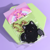 Kawaii Familiars Glitter Key Rings