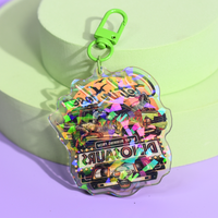 Time to Run Dinosaur Holographic Keyring