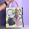 Kawaii Familiars Zipped Tote Bag with Pockets