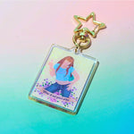 Kath & Kim Blow it Out Ya A&$ Holographic Key Ring