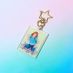 Kath & Kim Blow it Out Ya A&$ Holographic Key Ring