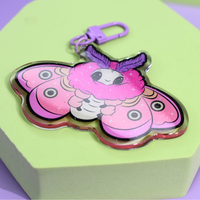 Kawaii Familiars Glitter Key Rings