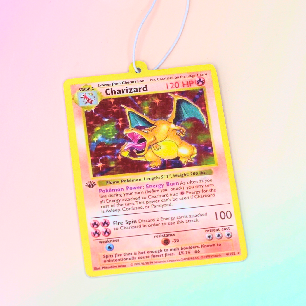 Pokemon Trading Card Style Air Freshener