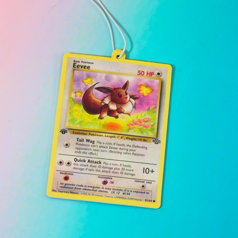 Pokemon Trading Card Style Air Freshener