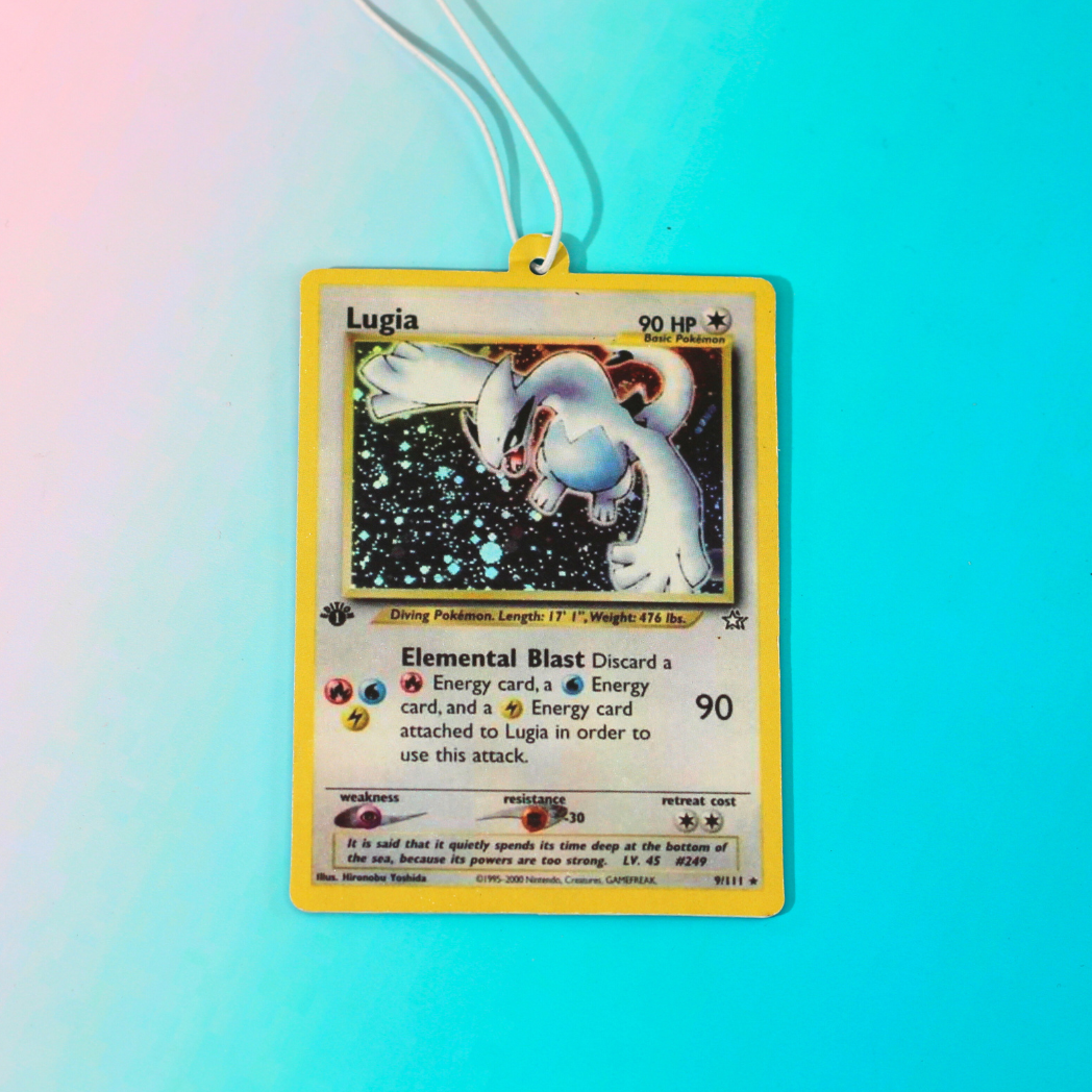 Pokemon Trading Card Style Air Freshener
