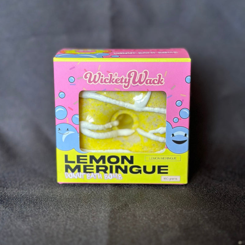 Lemon Meringue Donut Bath Bomb