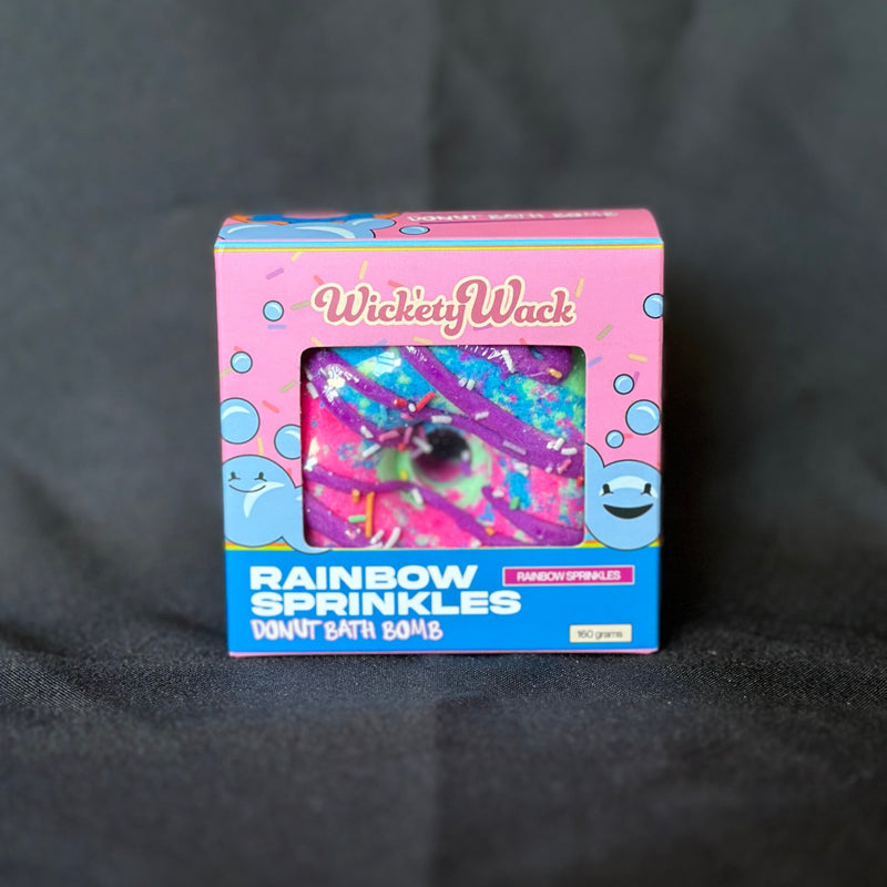Rainbow Sprinkles Donut Bath Bomb