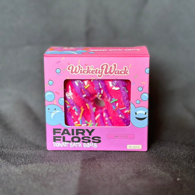 Fairy Floss Donut Bath Bomb