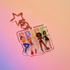 Spice Girls Acrylic Glitter Key Ring