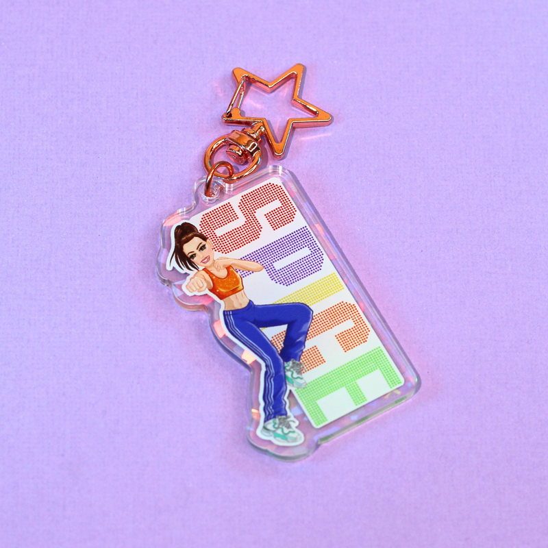 Spice Girls Holographic Key Ring