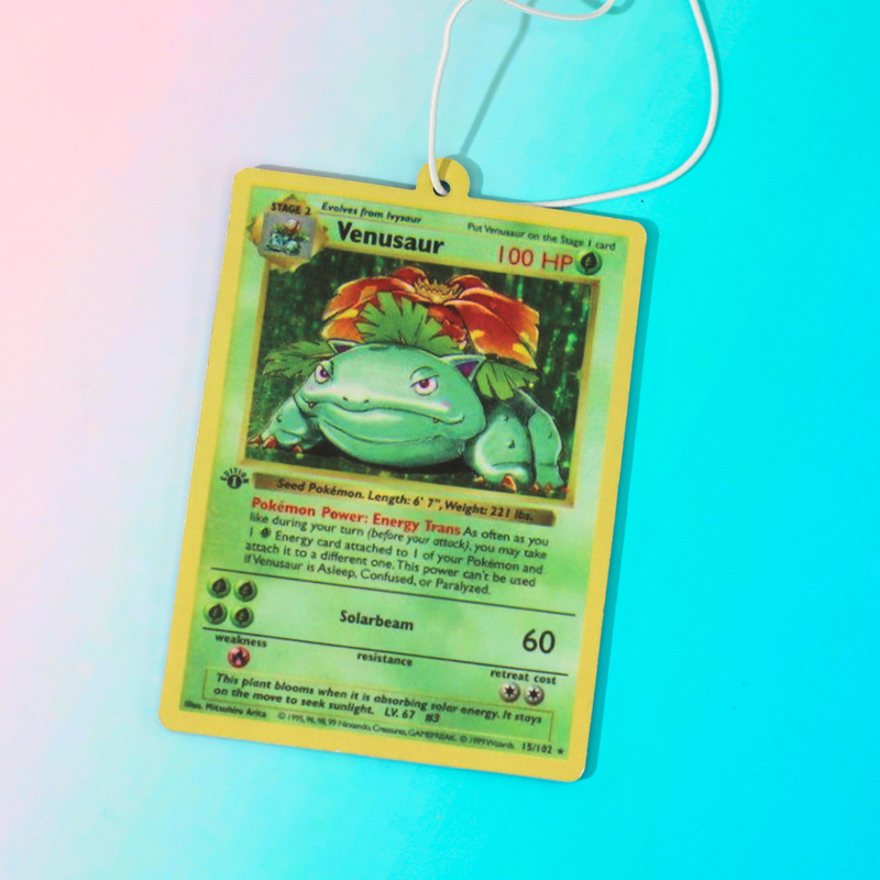 Pokemon Trading Card Style Air Freshener
