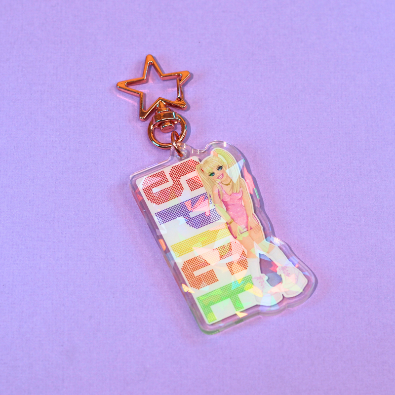 Spice Girls Holographic Key Ring