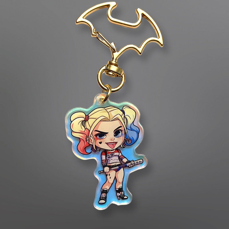 Harley Quinn Chibi Holographic Ring