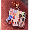 Spice Girls Acrylic Glitter Key Ring