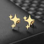 Sparkle Trio Stud Earrings