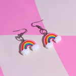 Glitter Rainbow Earrings