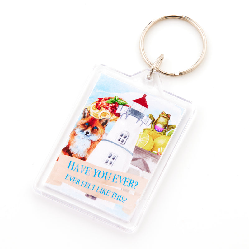 Round the Twist Key Ring