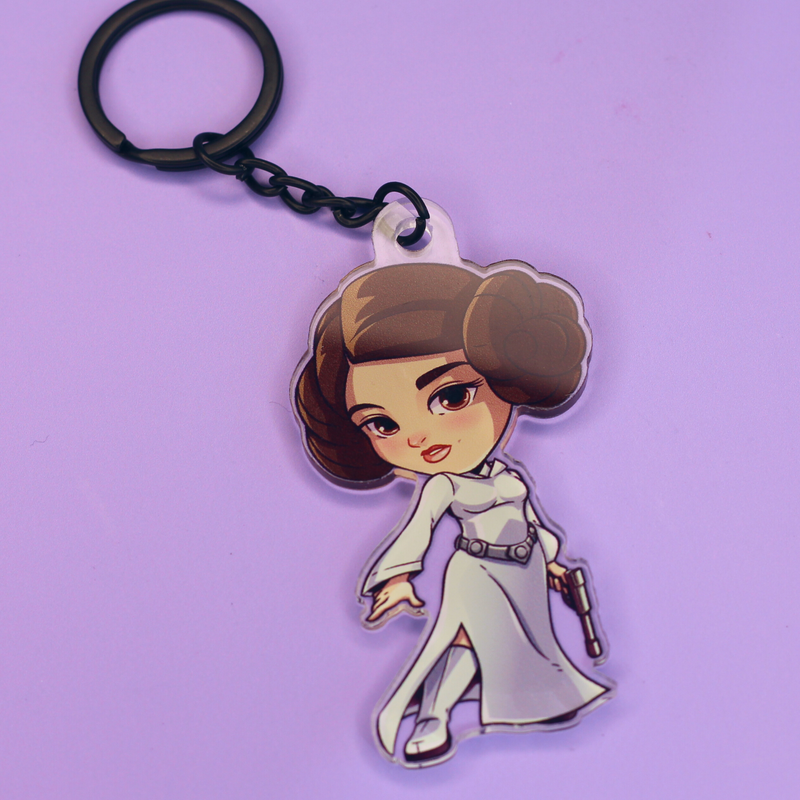 Princess Leia Chibi Key Ring