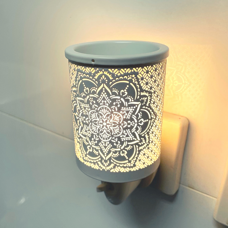 Mini Mandala Melt Warmer - White