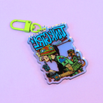 Tank Girl Holographic Keyring