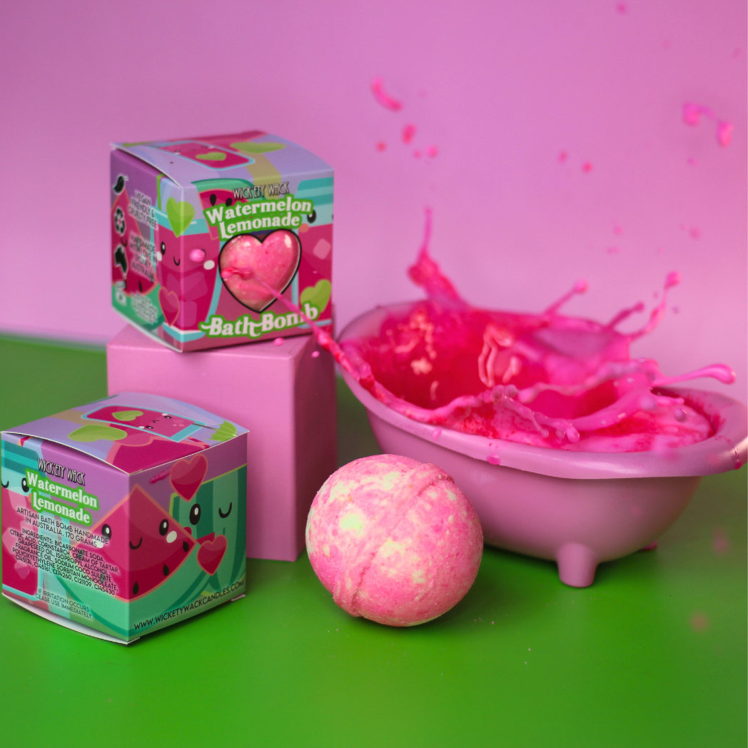 Watermelon Lemonade Bath Bomb