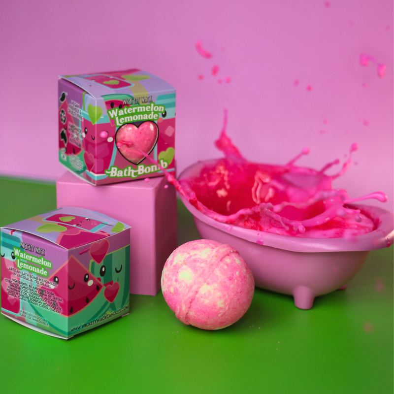 Watermelon Lemonade Bath Bomb