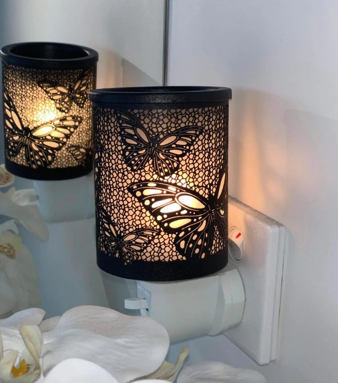 Mini Butterfly Melt Warmer - Black