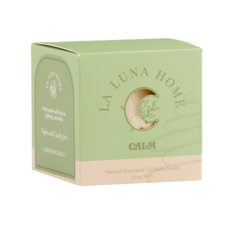 Calm Essential Oil Bath Bomb