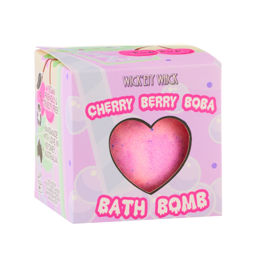 Cherry Berry Boba Bath Bomb