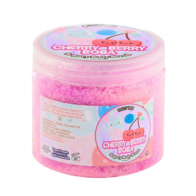 Cherry Berry Boba Sugar Scrub