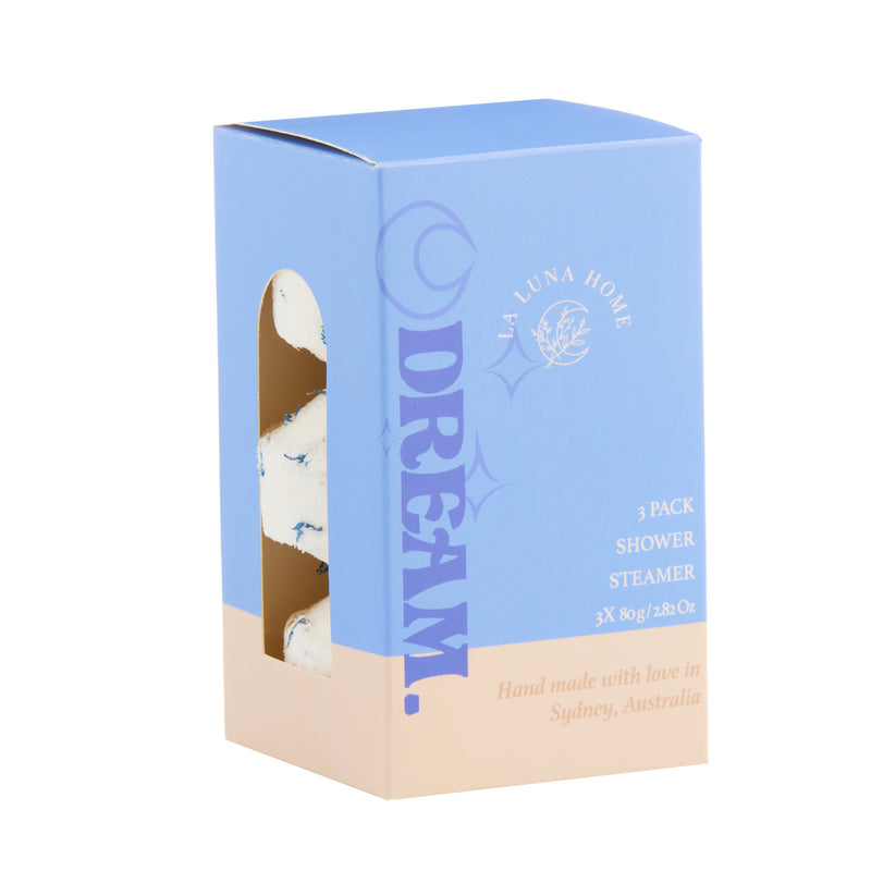Dream Essential Oil Shower Steamer 3 Pack