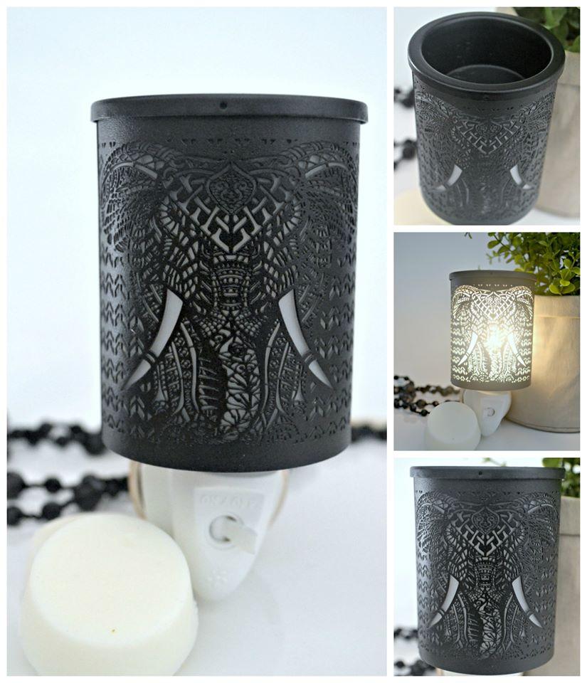 Mini Elephant Melt Warmer - Black