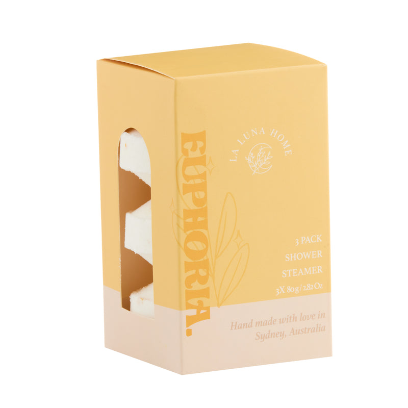Euphoria Essential Oil Shower Steamer 3 Pack