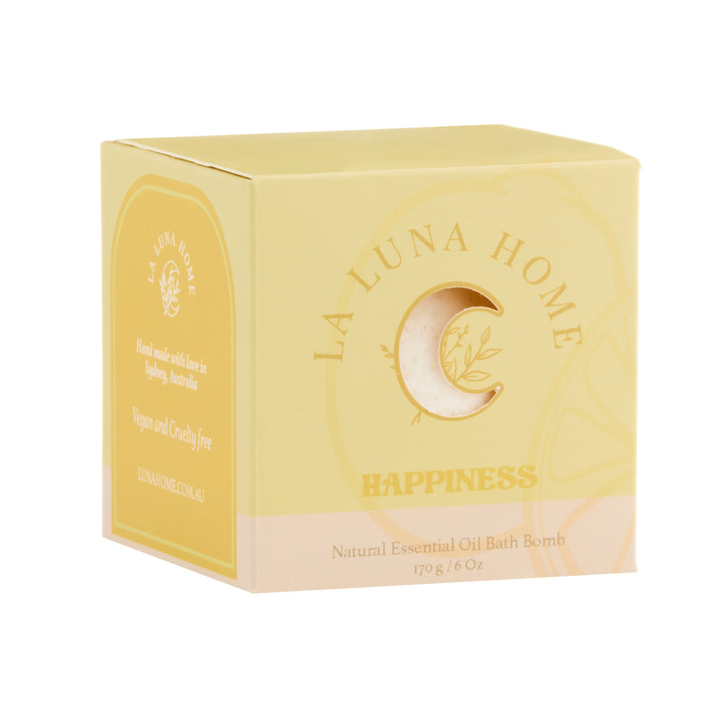 Happiness Essential Oil Bath Bomb