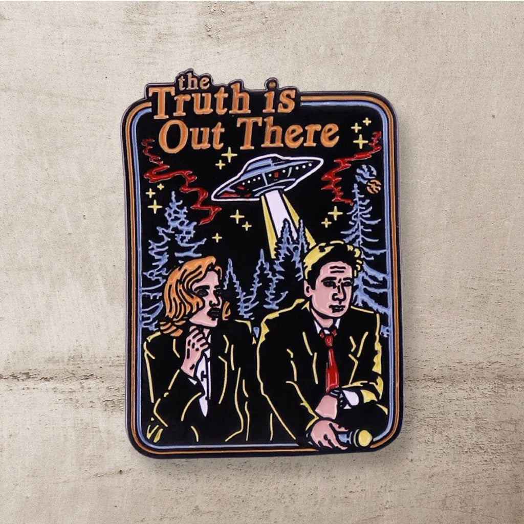 The Truth is Out There x files enamel pin