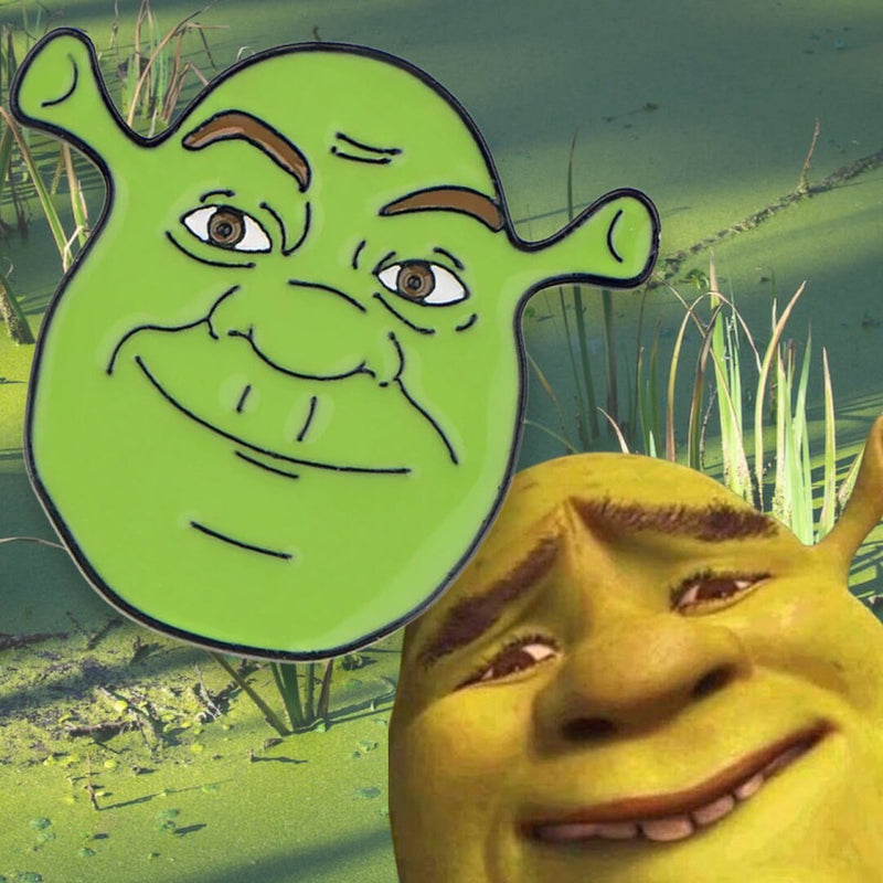 Shrek is BAE enamel pin