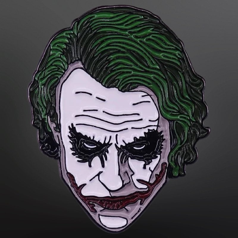 Joker Heath Ledger enamel pin