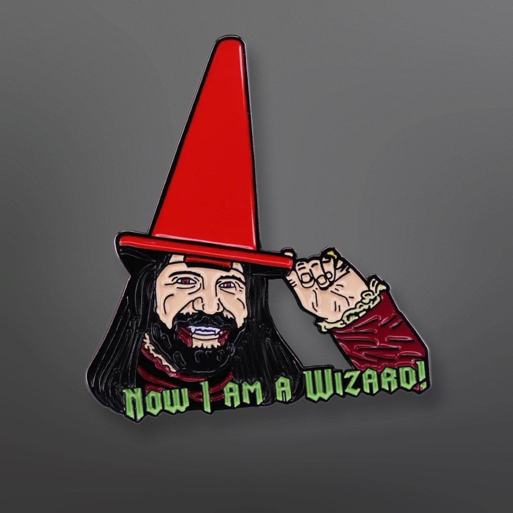 What we do in the shadows Nandor the Relentless now I am a wizard vampire enamel pin