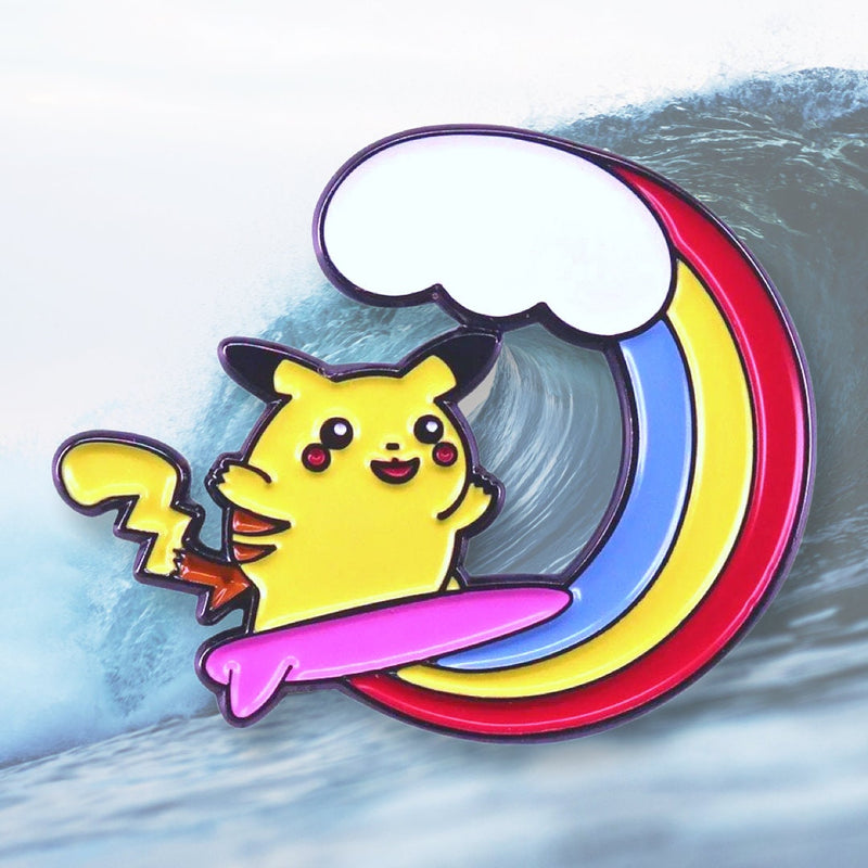 Pokémon Surfing Pikachu enamel pin