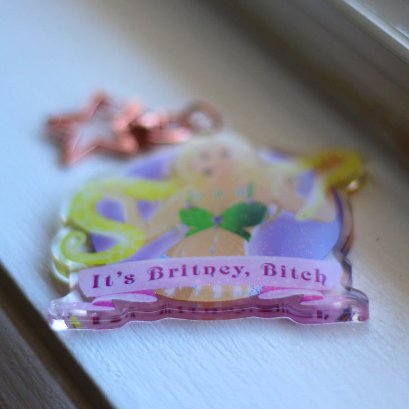 It's Britney Btch Glitter Britney Spears Keyring