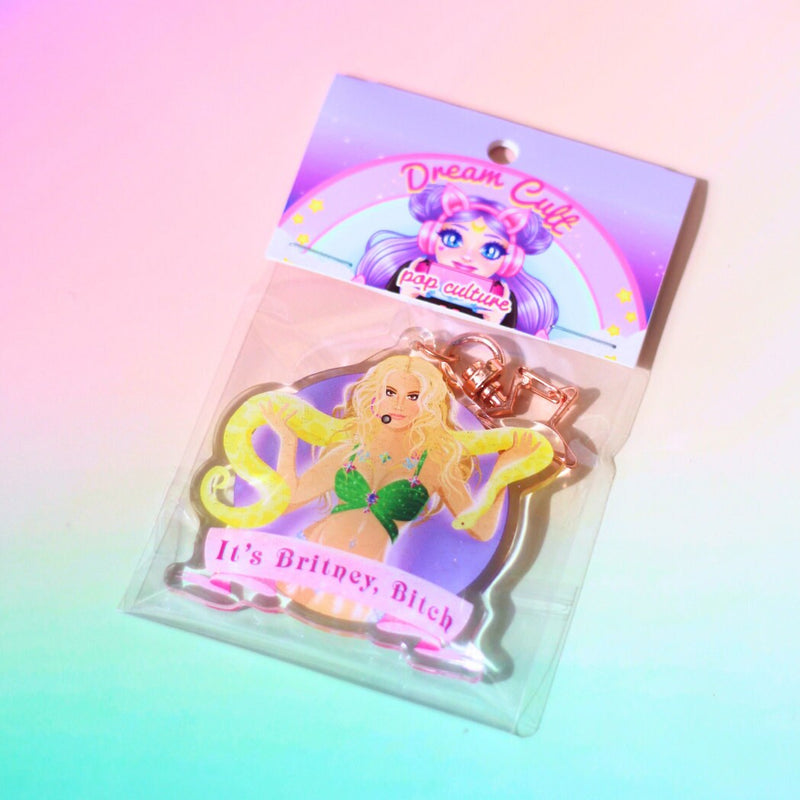It's Britney Btch Glitter Britney Spears Keyring