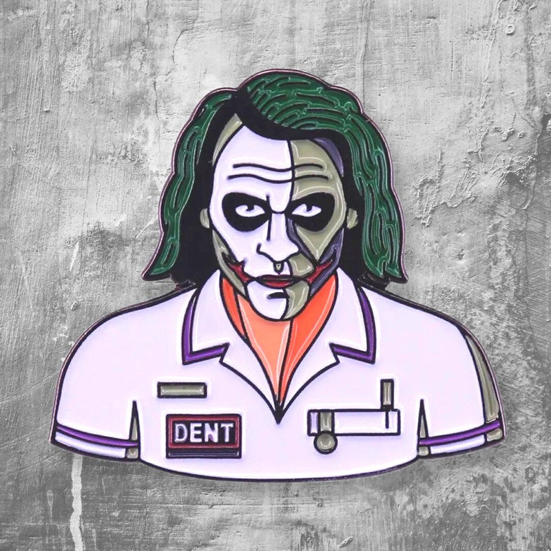 Joker Heath Ledger Actor enamel pin