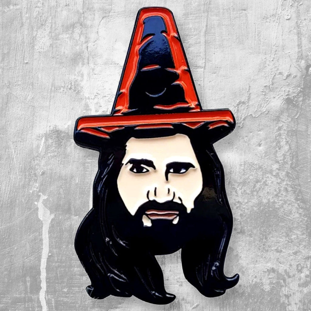What we do in the shadows Nandor the Relentless now I am a wizard vampire enamel pin