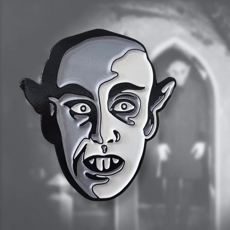 Nosferatu Dracula Vintage Horror Vampire enamel pin