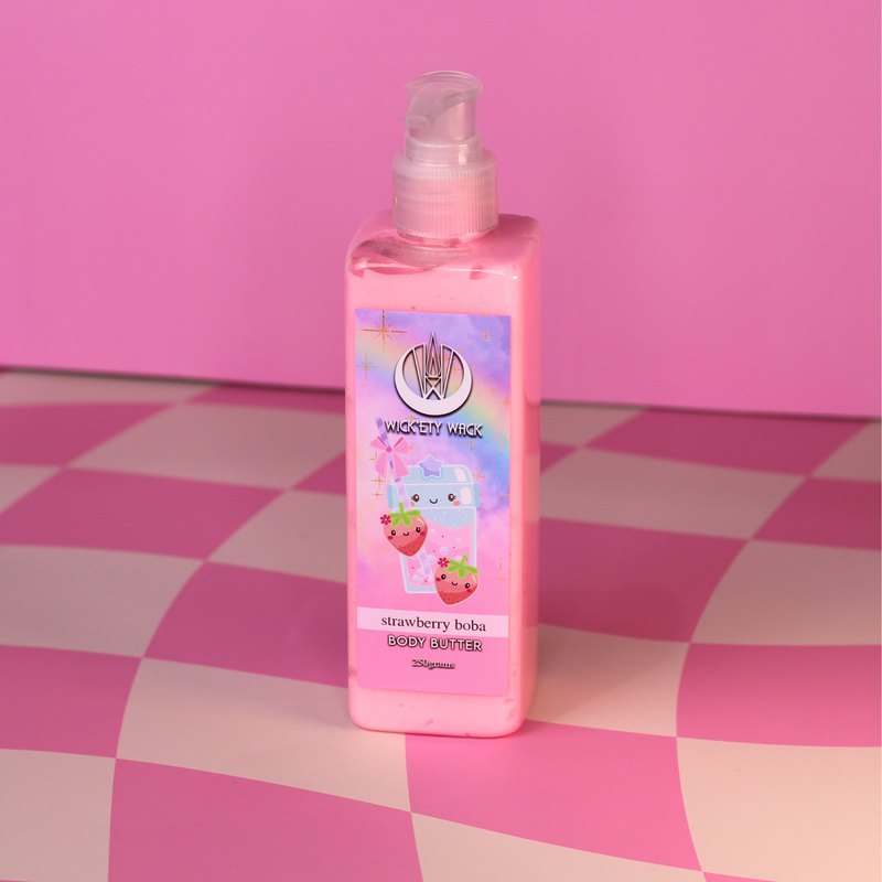 Body Butter - Strawberry Boba