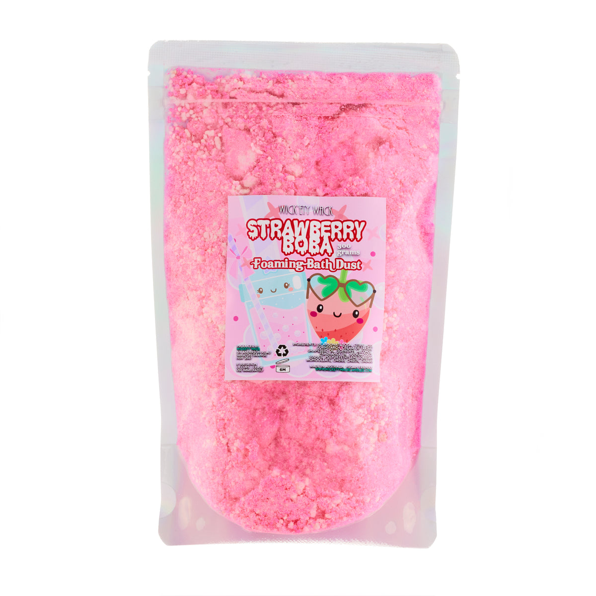 Strawberry Boba Bath Dust